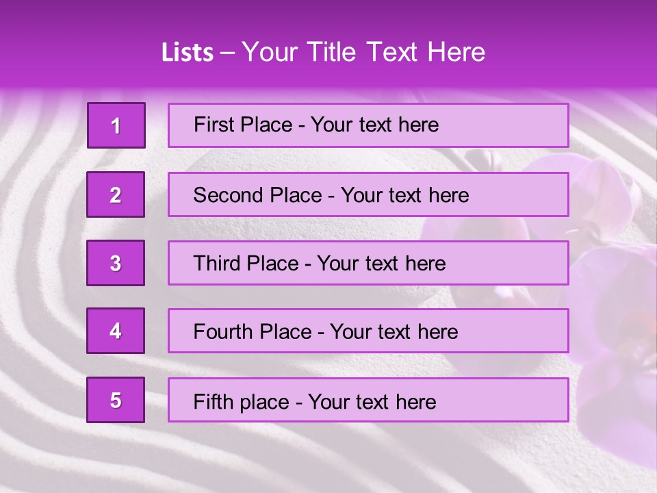Curve Massage Relaxation PowerPoint Template