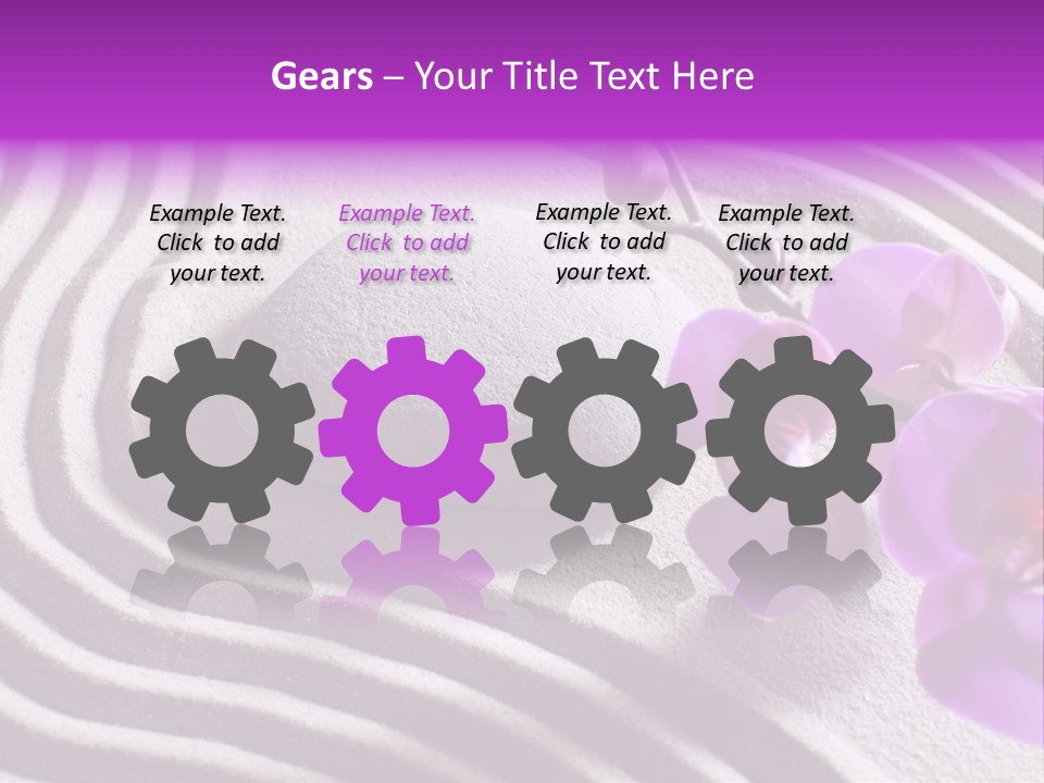 Curve Massage Relaxation PowerPoint Template