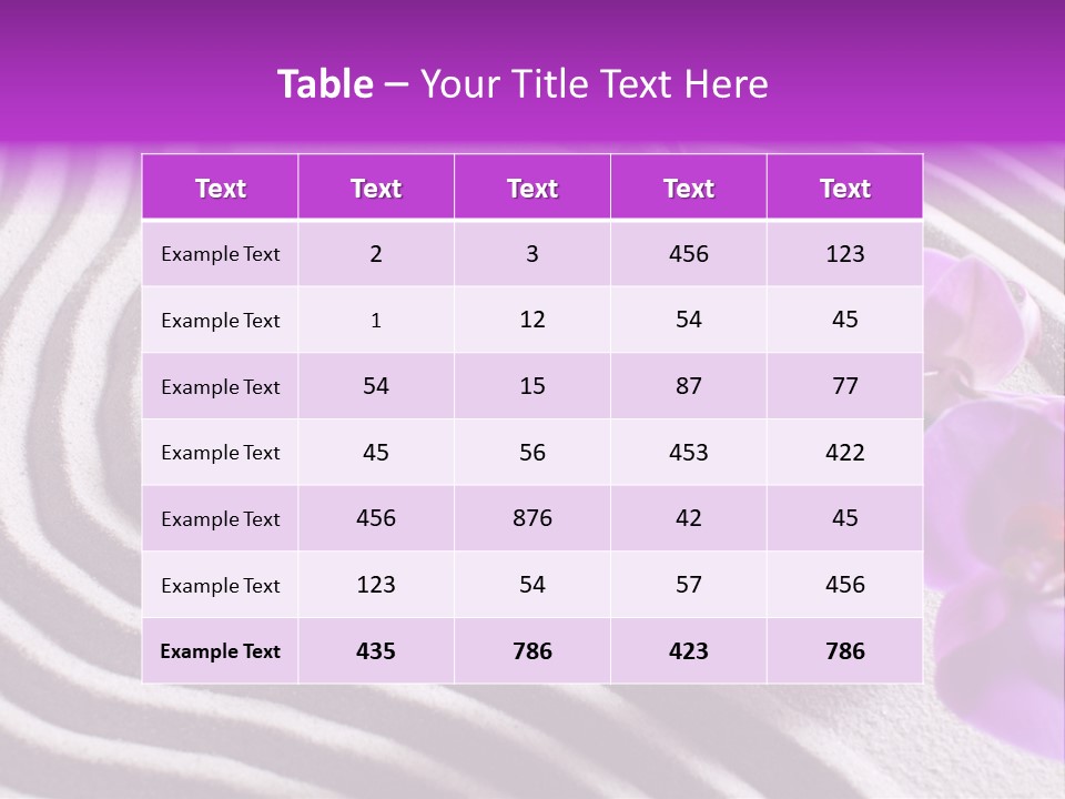 Curve Massage Relaxation PowerPoint Template