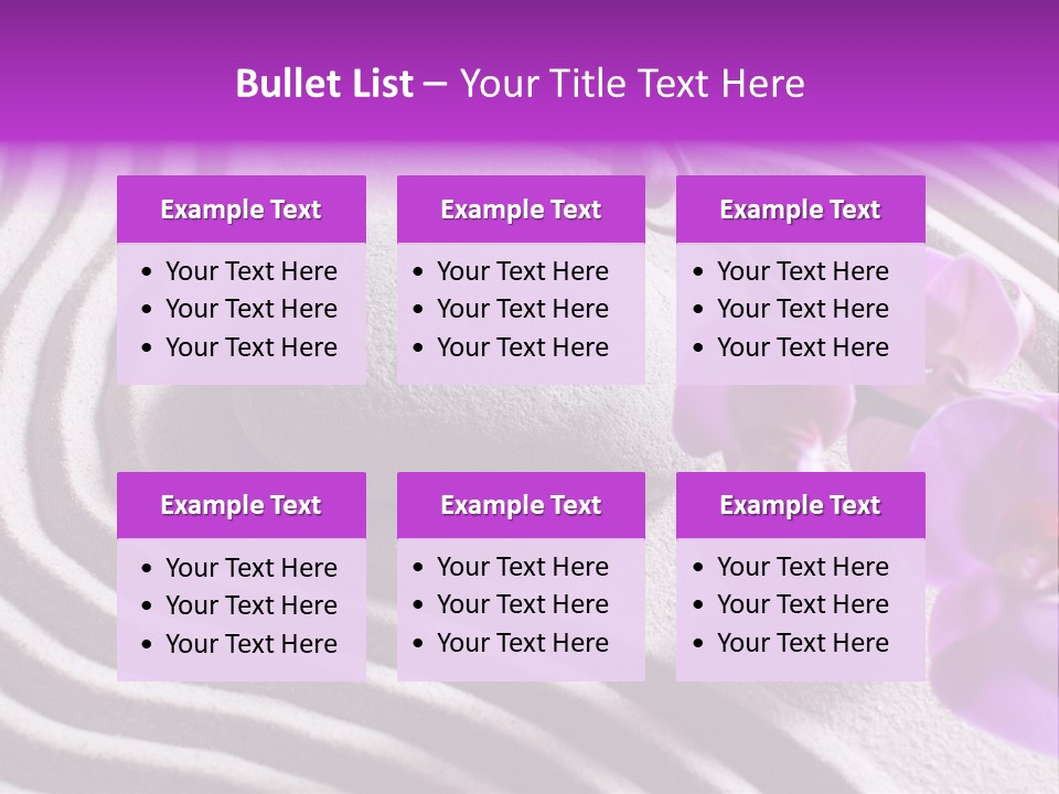 Curve Massage Relaxation PowerPoint Template