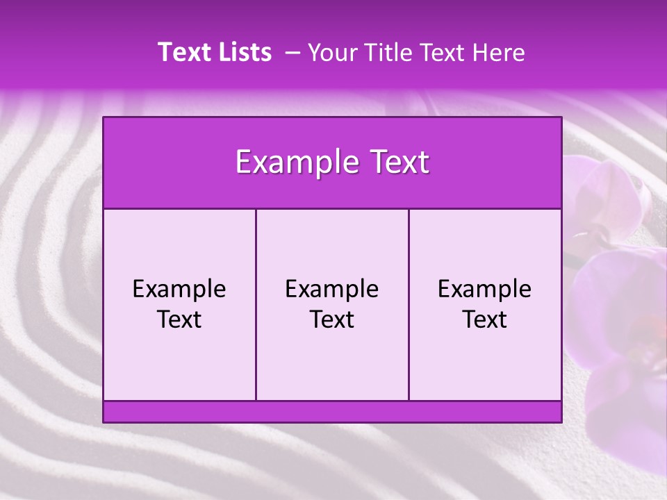 Curve Massage Relaxation PowerPoint Template