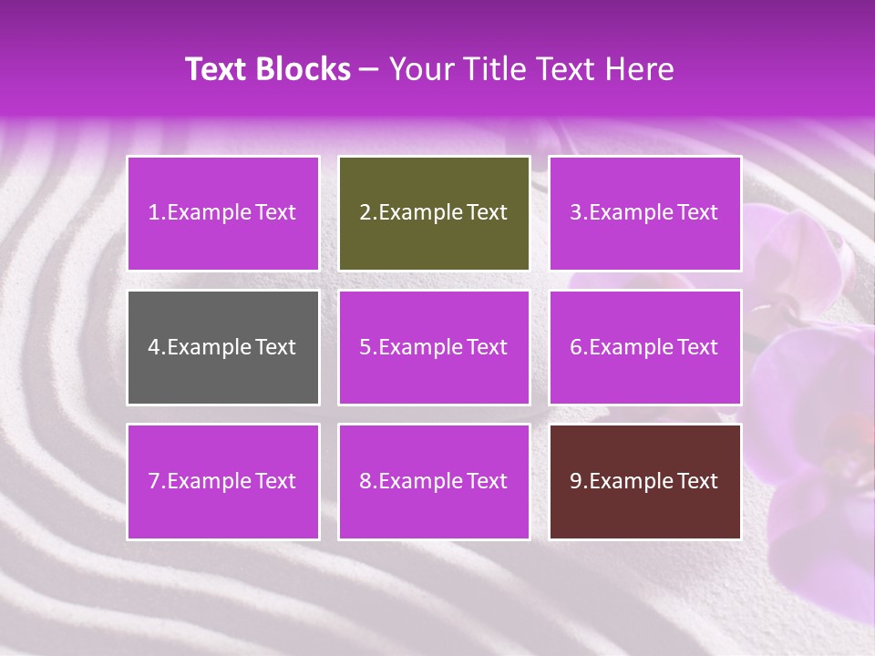 Curve Massage Relaxation PowerPoint Template