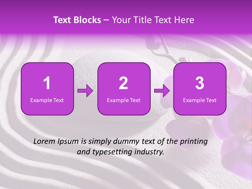 Curve Massage Relaxation PowerPoint Template
