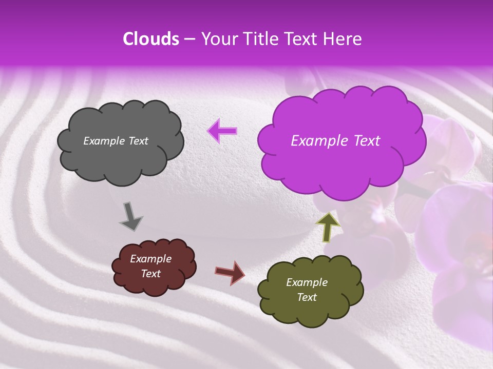 Curve Massage Relaxation PowerPoint Template