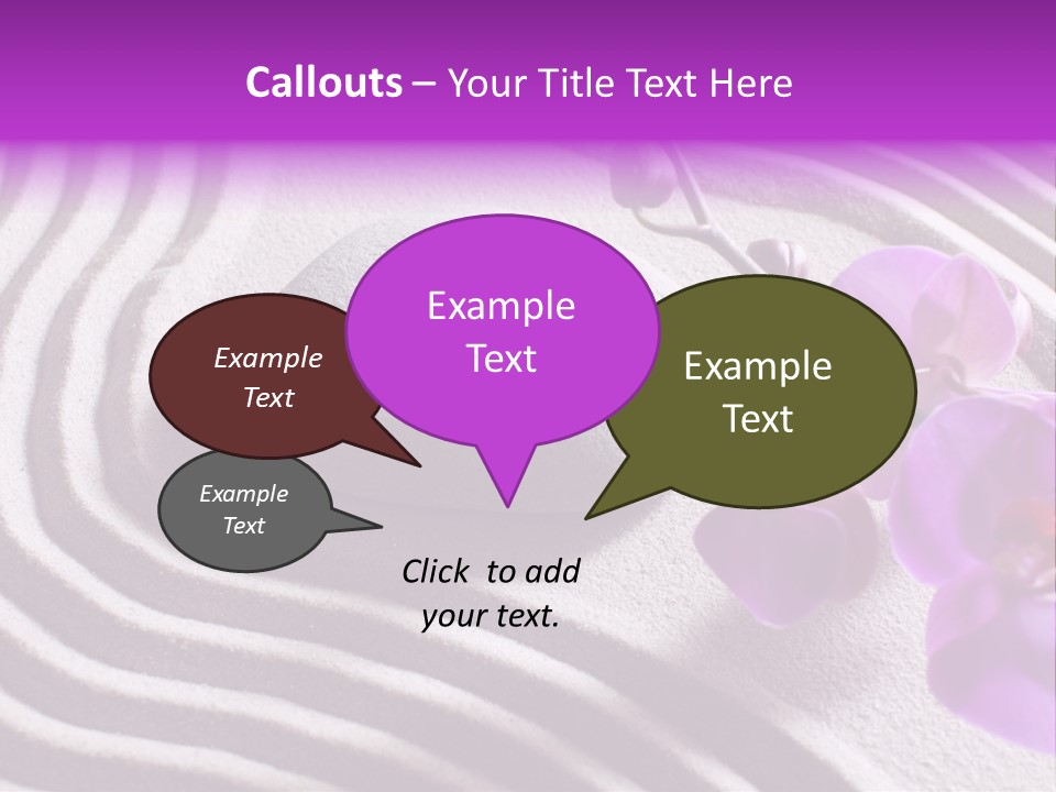 Curve Massage Relaxation PowerPoint Template