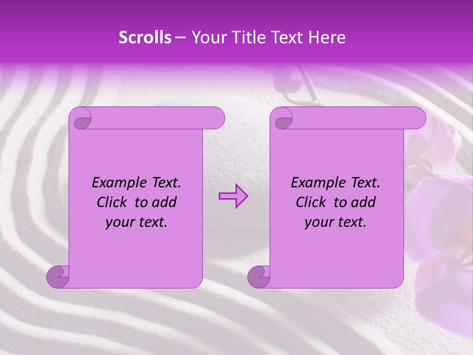 Curve Massage Relaxation PowerPoint Template