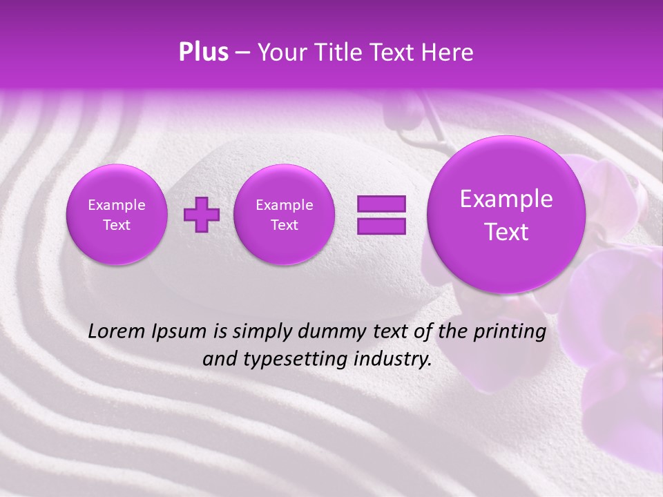 Curve Massage Relaxation PowerPoint Template