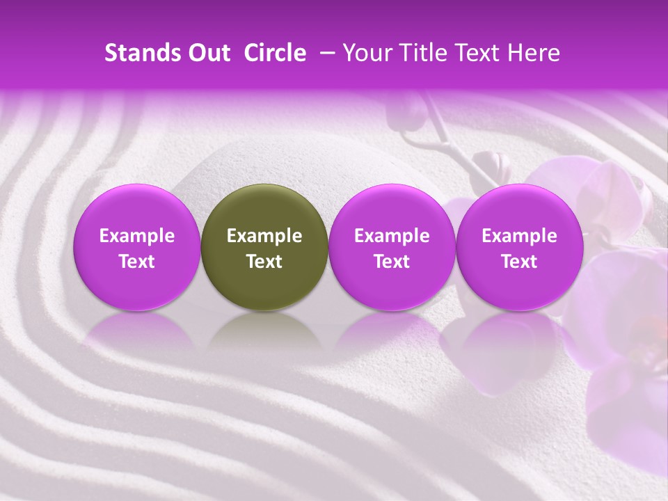 Curve Massage Relaxation PowerPoint Template