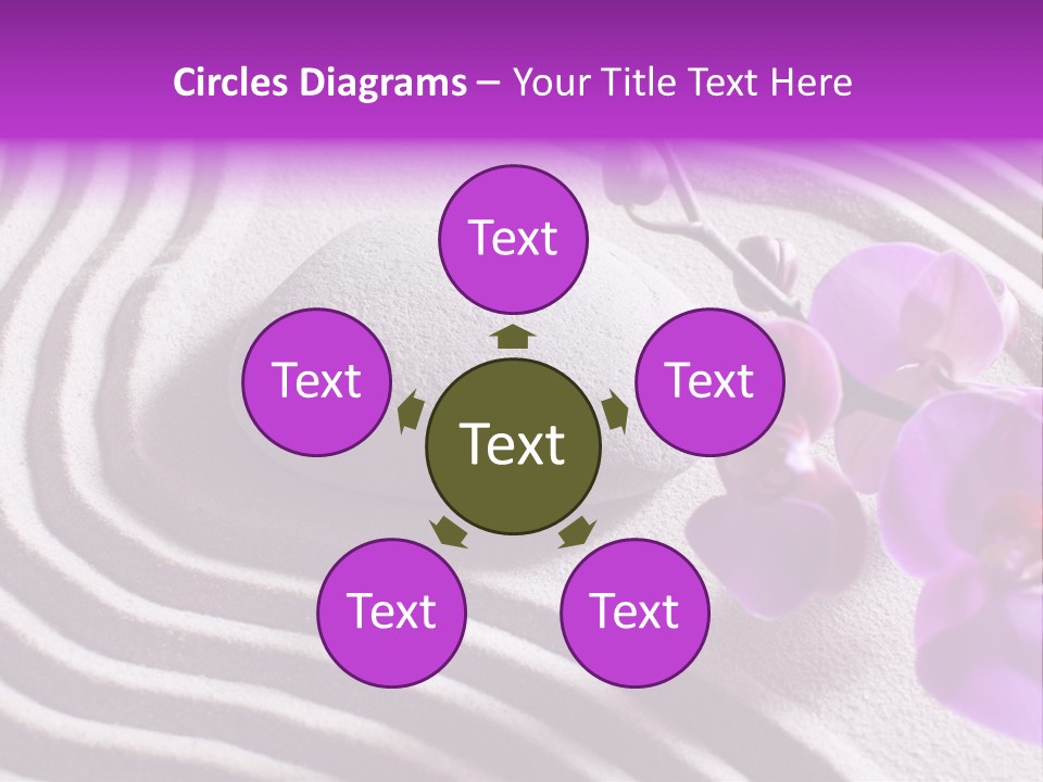 Curve Massage Relaxation PowerPoint Template