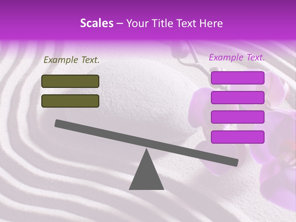 Curve Massage Relaxation PowerPoint Template