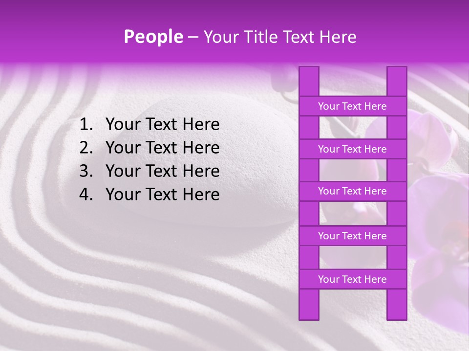 Curve Massage Relaxation PowerPoint Template