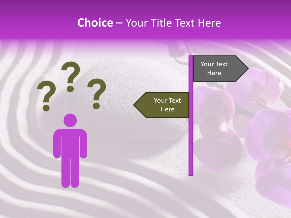 Curve Massage Relaxation PowerPoint Template