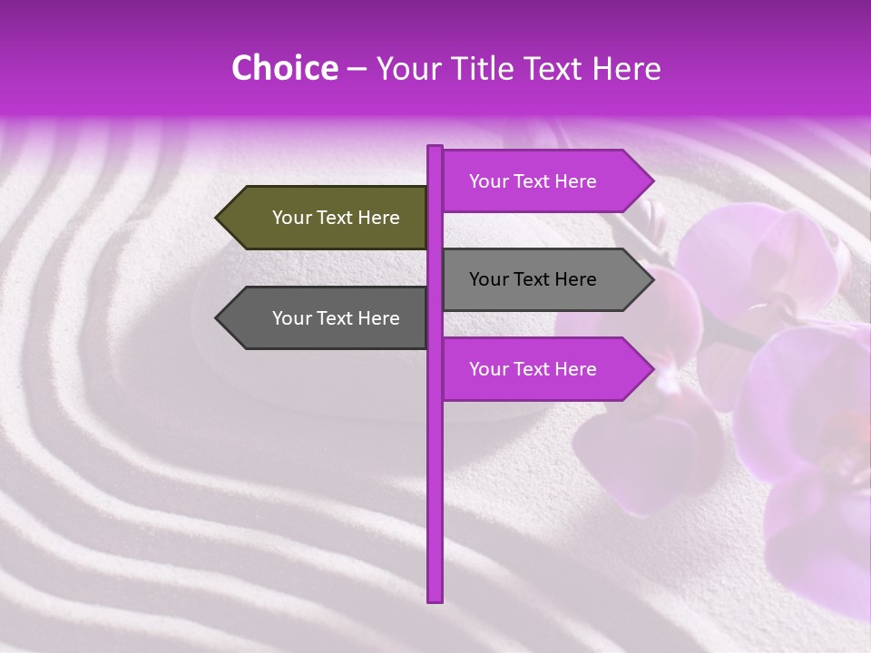 Curve Massage Relaxation PowerPoint Template