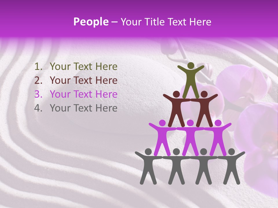 Curve Massage Relaxation PowerPoint Template