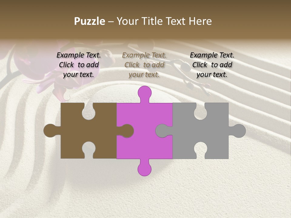 Concentration Sinuous Peaceful PowerPoint Template