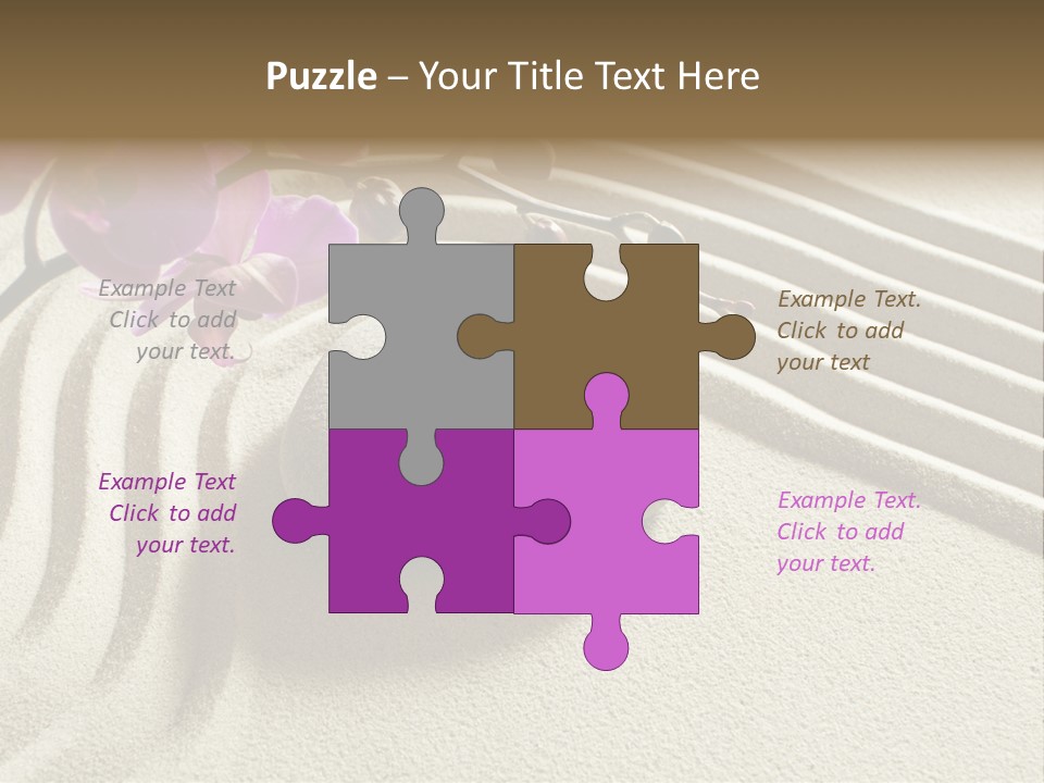 Concentration Sinuous Peaceful PowerPoint Template