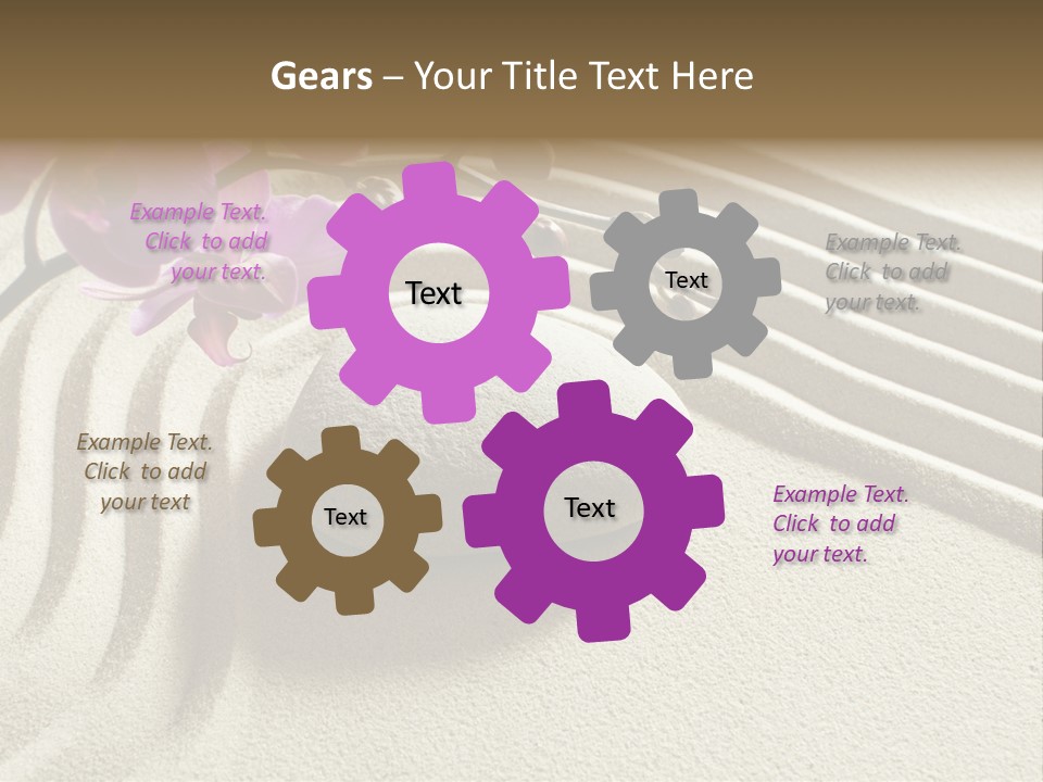 Concentration Sinuous Peaceful PowerPoint Template