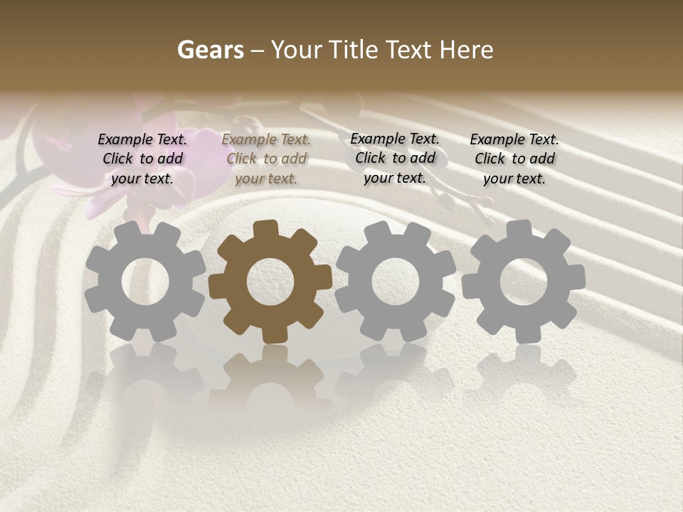 Concentration Sinuous Peaceful PowerPoint Template