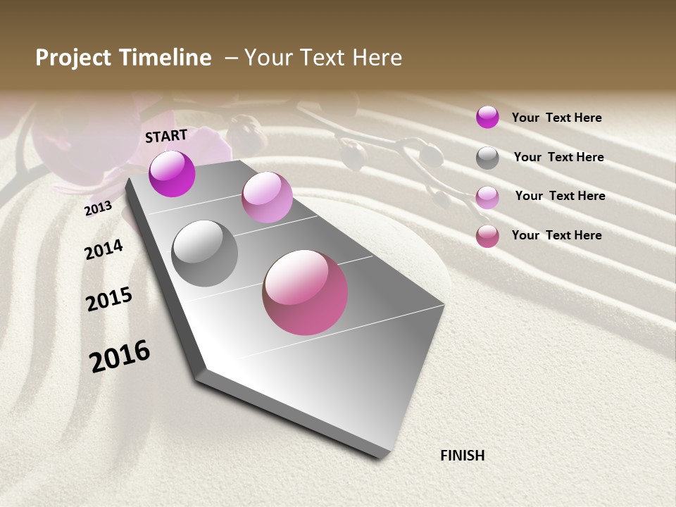 Concentration Sinuous Peaceful PowerPoint Template