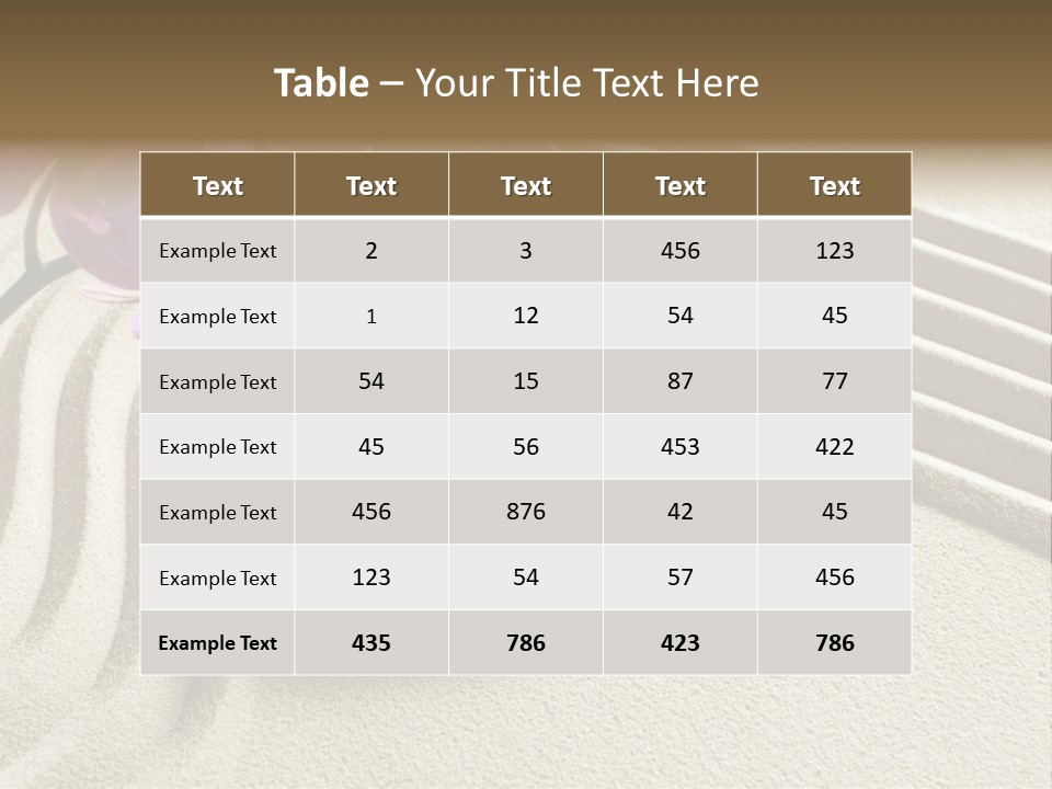 Concentration Sinuous Peaceful PowerPoint Template