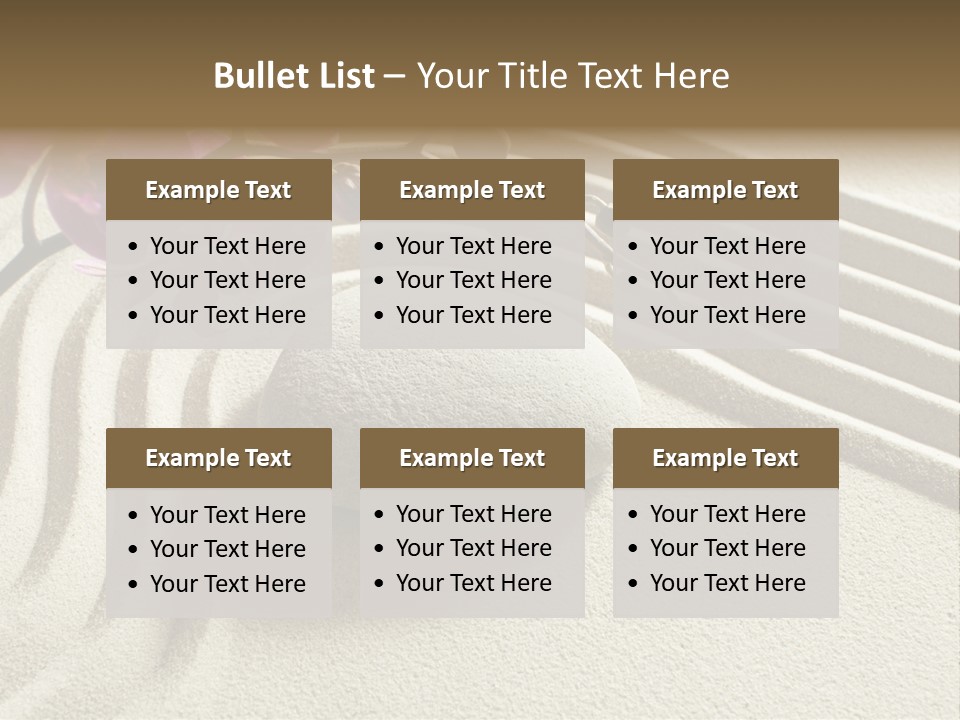Concentration Sinuous Peaceful PowerPoint Template
