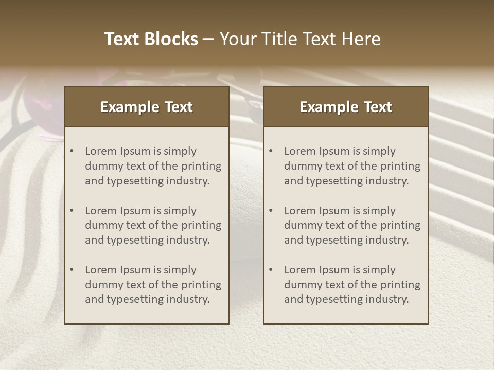 Concentration Sinuous Peaceful PowerPoint Template