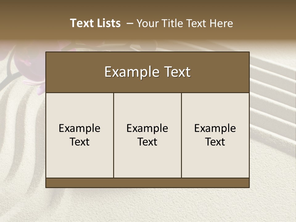 Concentration Sinuous Peaceful PowerPoint Template