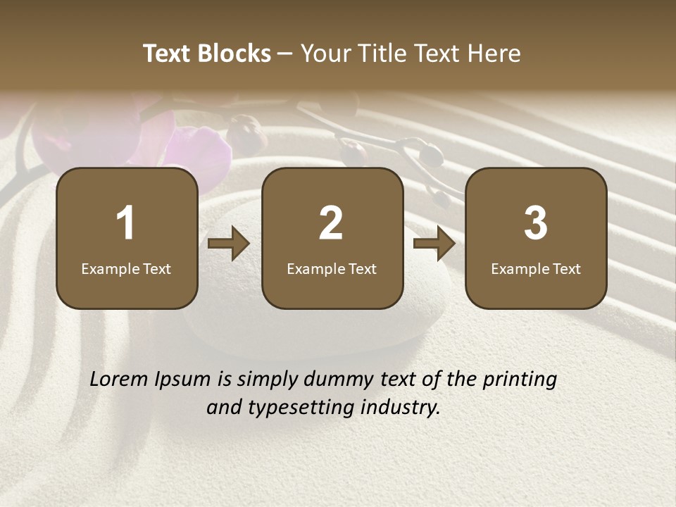 Concentration Sinuous Peaceful PowerPoint Template