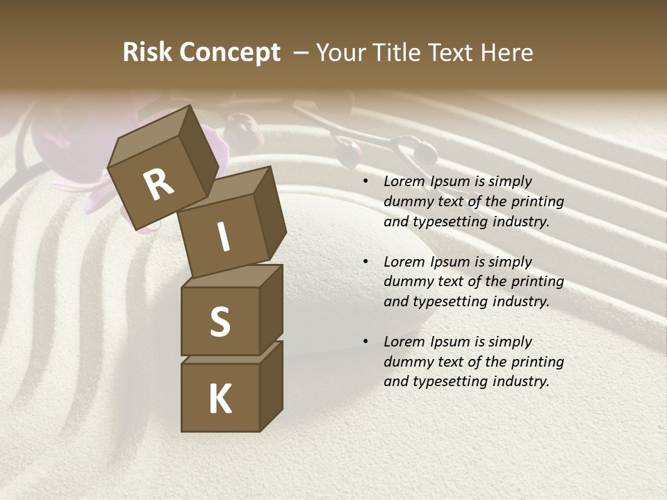 Concentration Sinuous Peaceful PowerPoint Template