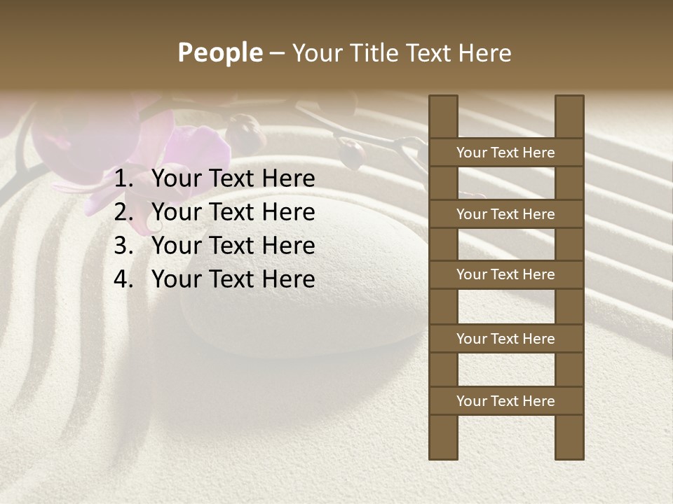 Concentration Sinuous Peaceful PowerPoint Template