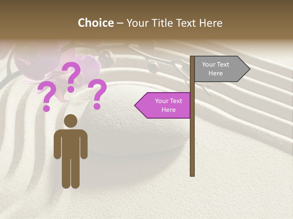 Concentration Sinuous Peaceful PowerPoint Template