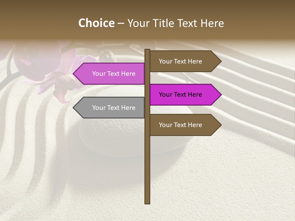 Concentration Sinuous Peaceful PowerPoint Template