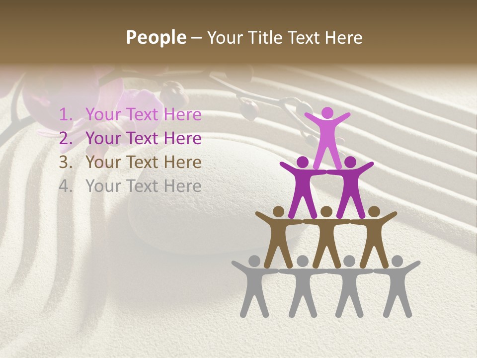 Concentration Sinuous Peaceful PowerPoint Template