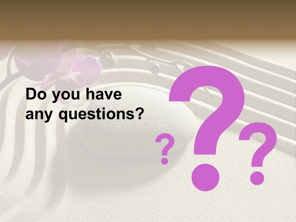 Concentration Sinuous Peaceful PowerPoint Template