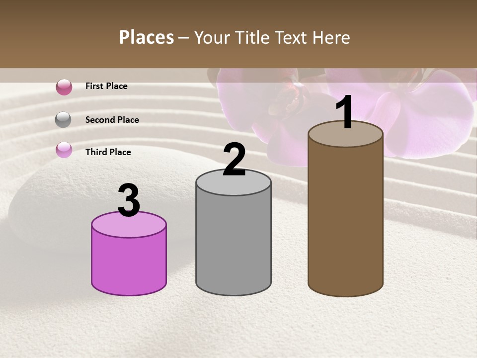 Meditate Sand Beauty PowerPoint Template