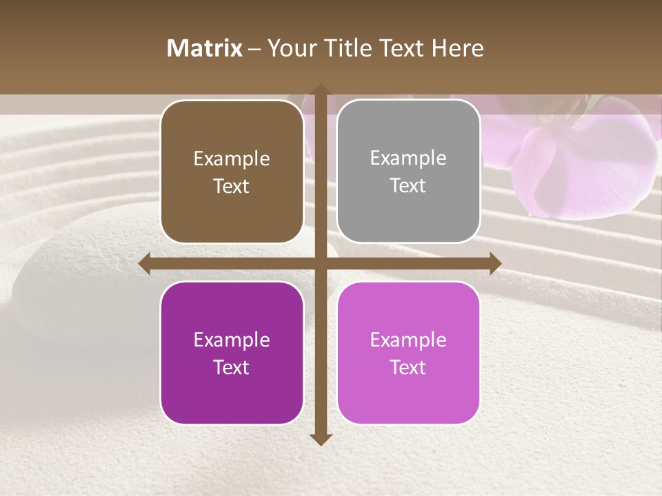 Meditate Sand Beauty PowerPoint Template