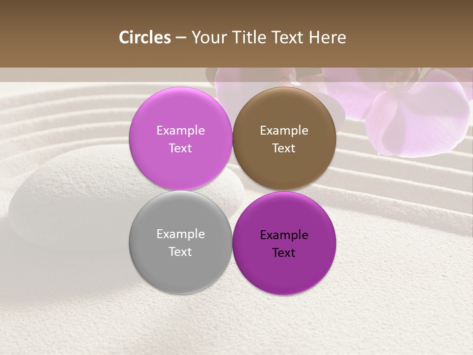 Meditate Sand Beauty PowerPoint Template