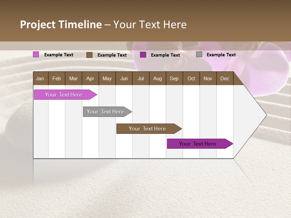 Meditate Sand Beauty PowerPoint Template