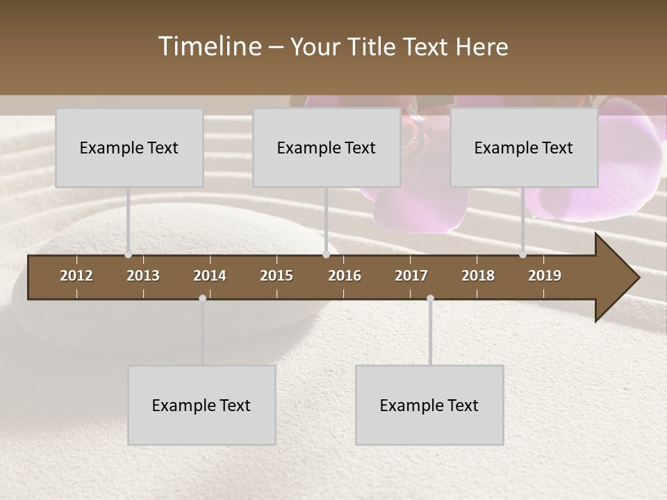 Meditate Sand Beauty PowerPoint Template