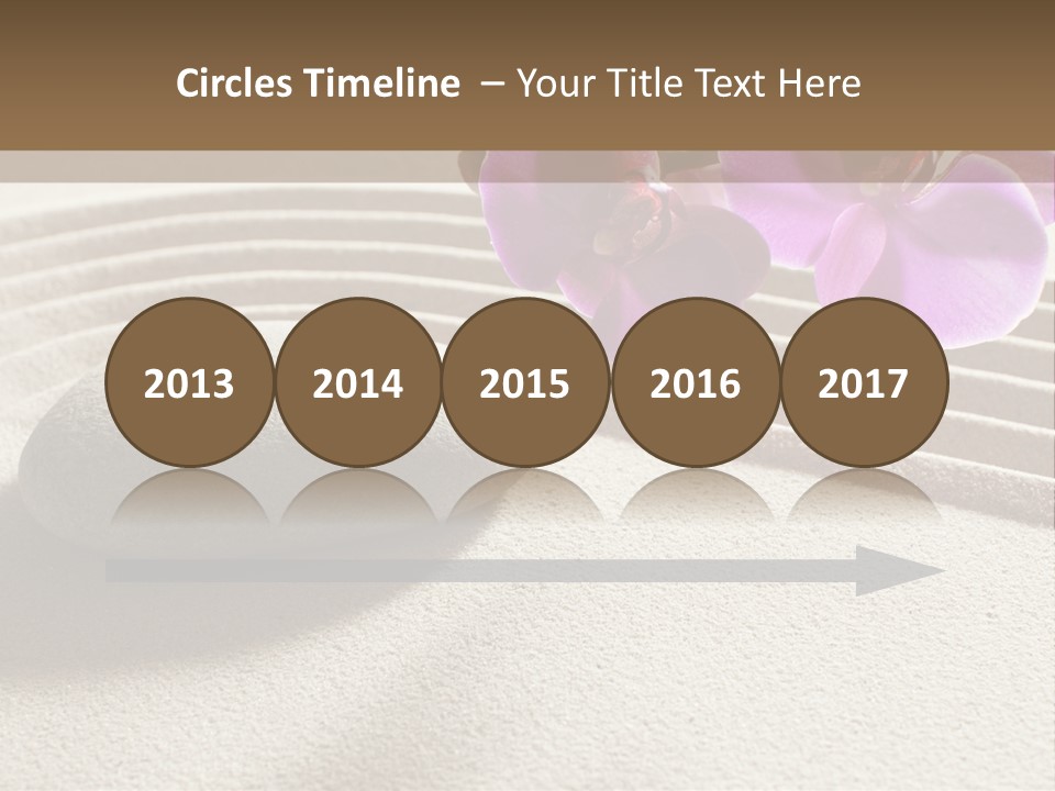 Meditate Sand Beauty PowerPoint Template