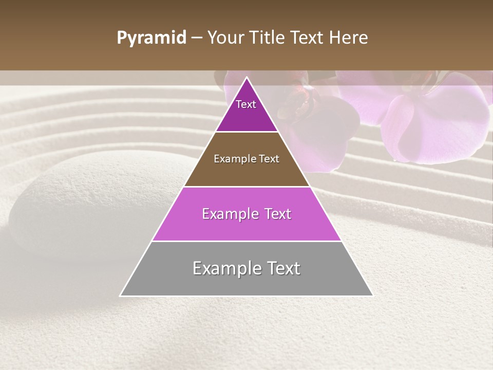 Meditate Sand Beauty PowerPoint Template