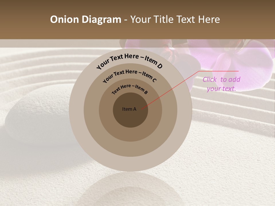 Meditate Sand Beauty PowerPoint Template