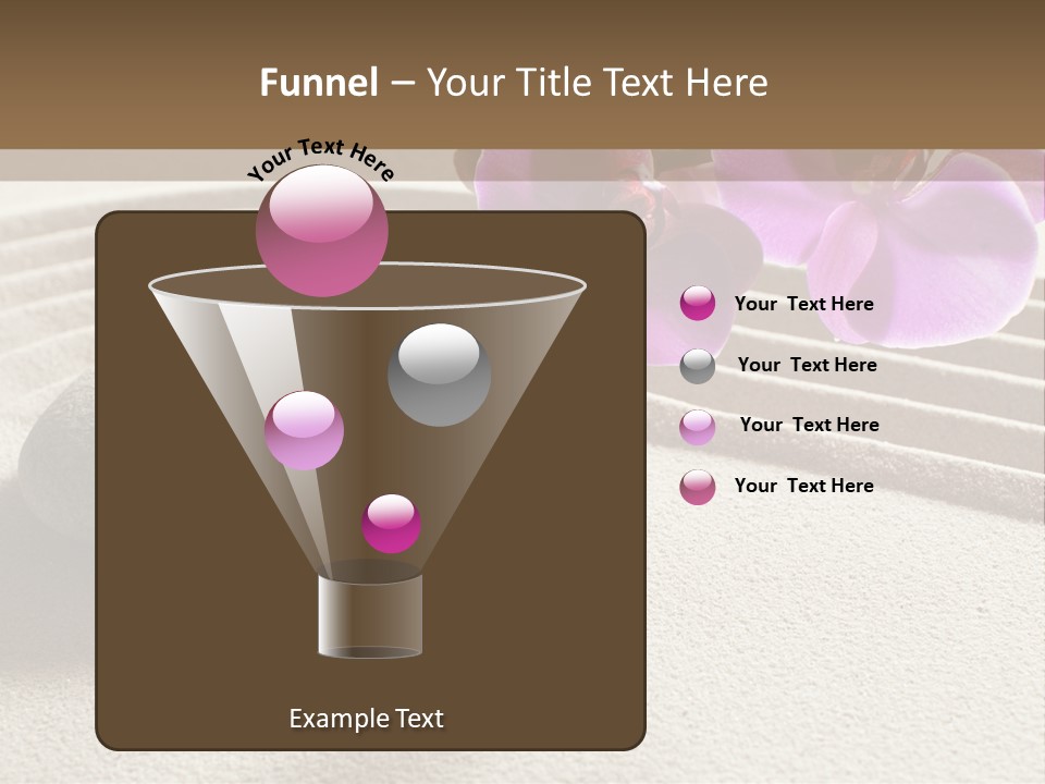 Meditate Sand Beauty PowerPoint Template