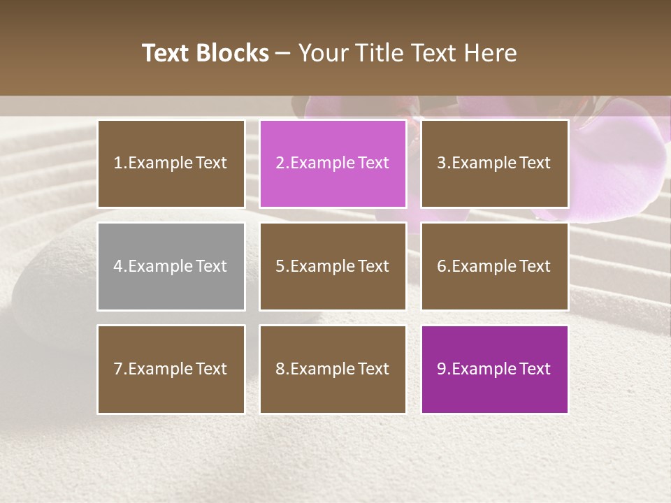 Meditate Sand Beauty PowerPoint Template