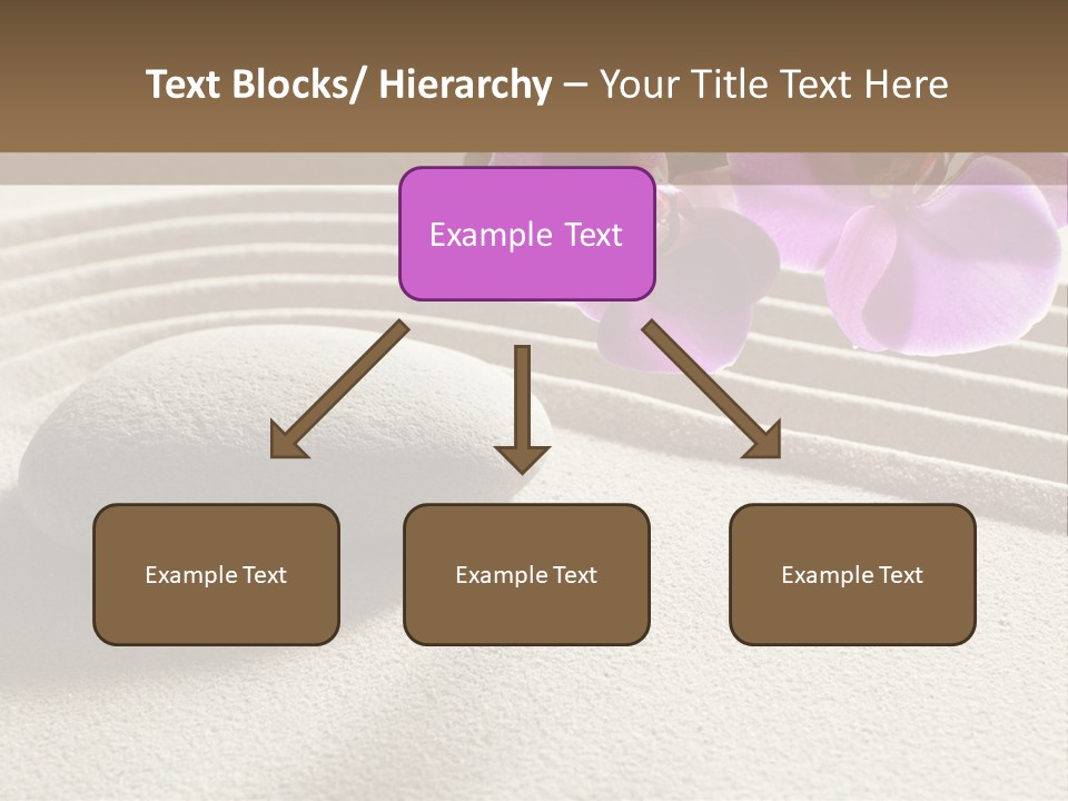 Meditate Sand Beauty PowerPoint Template