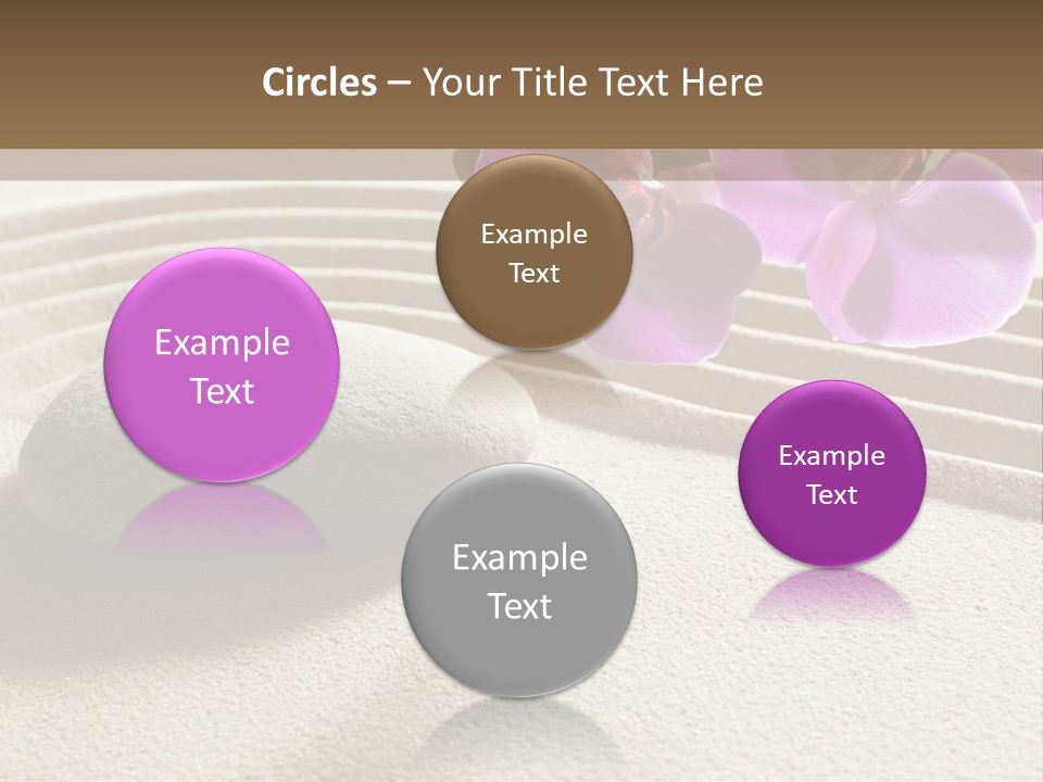 Meditate Sand Beauty PowerPoint Template