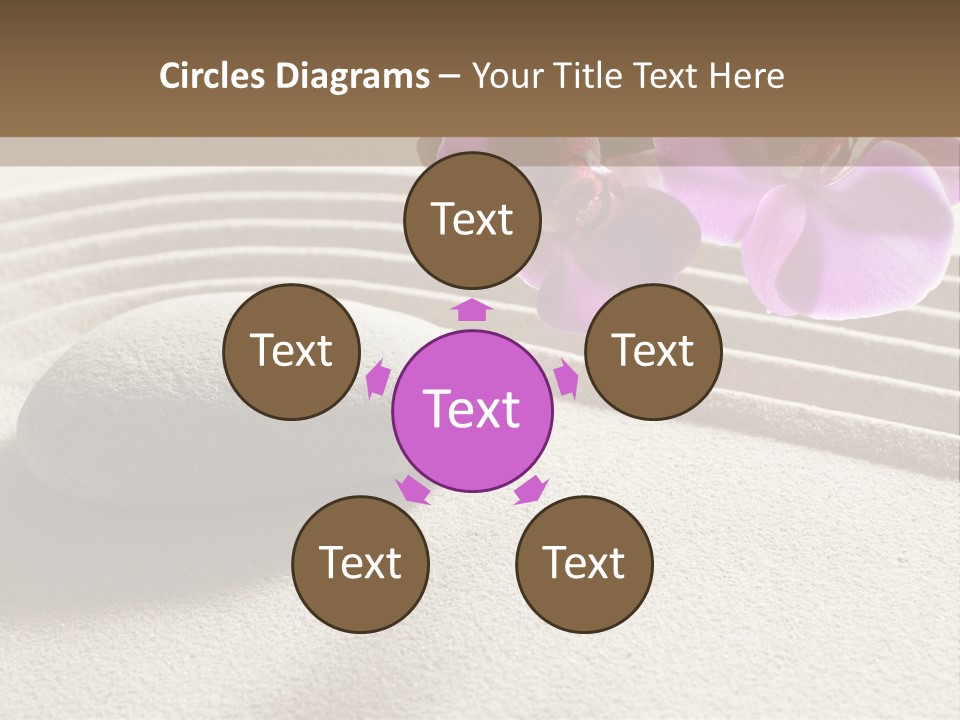 Meditate Sand Beauty PowerPoint Template