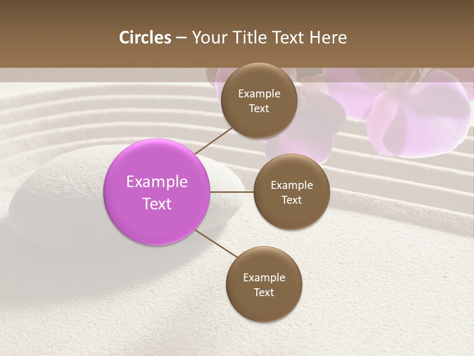 Meditate Sand Beauty PowerPoint Template