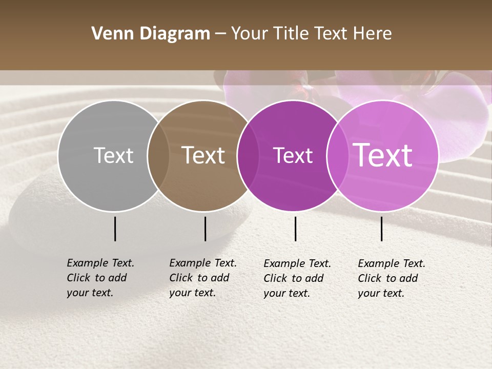 Meditate Sand Beauty PowerPoint Template
