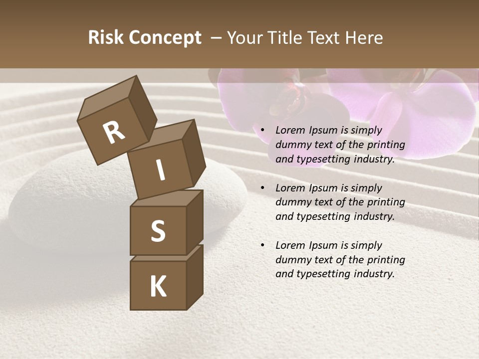 Meditate Sand Beauty PowerPoint Template